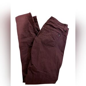 Guess Women's Dark Burgundy jeans